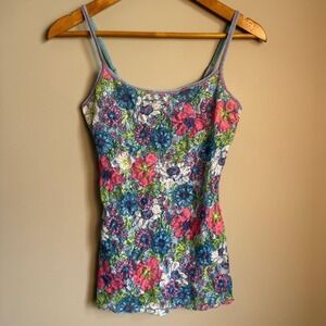 Hanky Panky Sheer Cami Top XS Babydoll Fairy Retro Floral Coquette Girl‎ Y2K